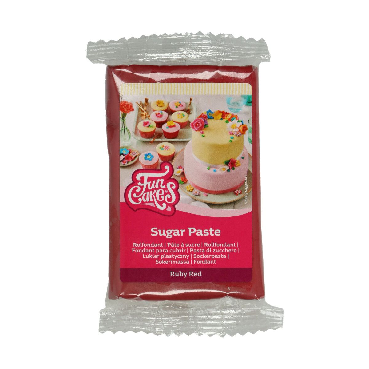 Feutre Alimentaire Funcakes Rouge - Perle Dorée