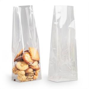 Gâteau D'argent Tirant Boîte 20 Transparent Sac Relié Poches pour Gâteau