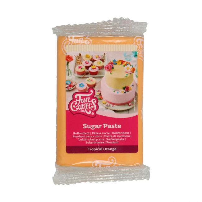 Pâte à Sucre Multipack Palette de Rose 5x100g Funcakes - Perle Dorée