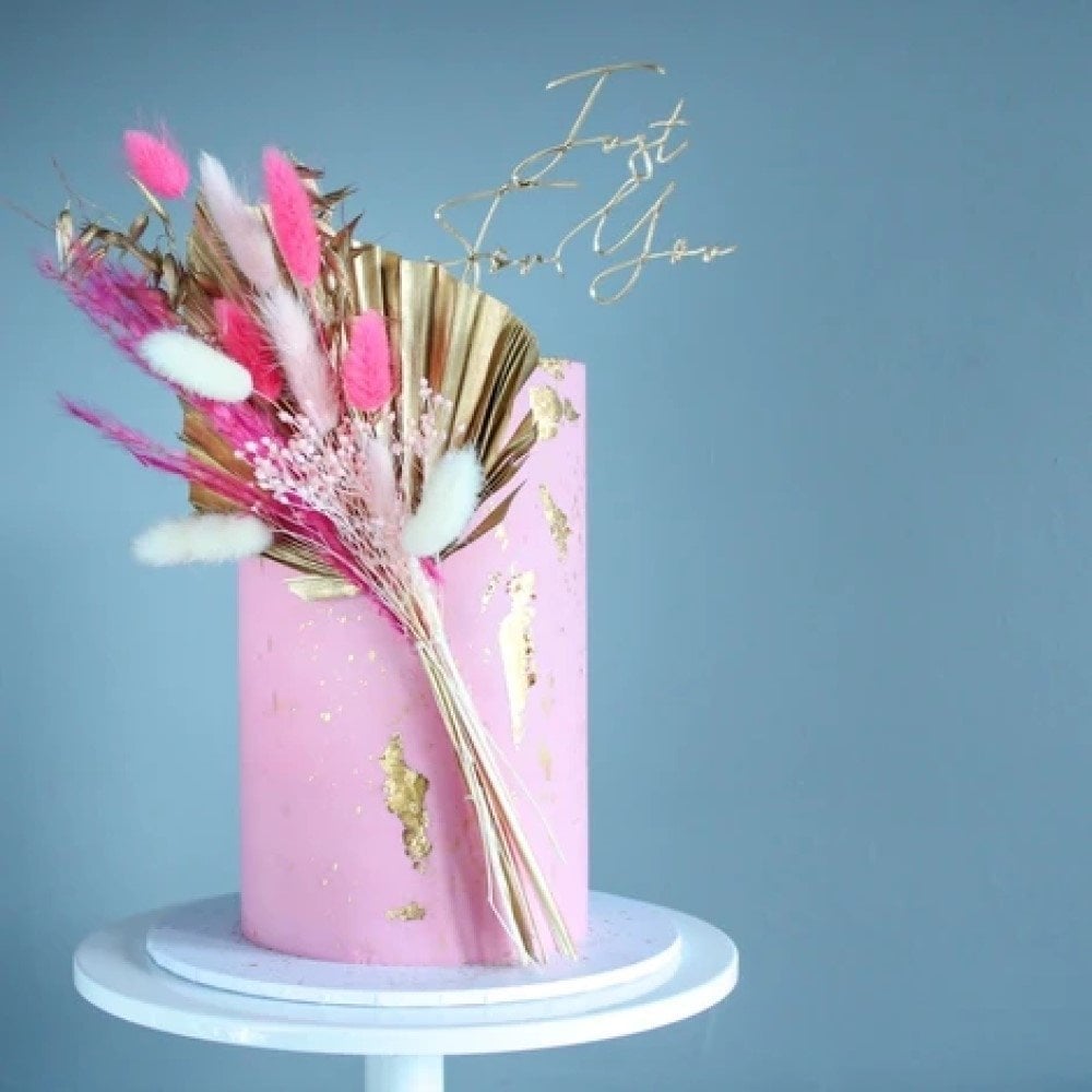 CAKE PIN™ Every Day, attaches pour fleurs et bouquets - Perle Dorée