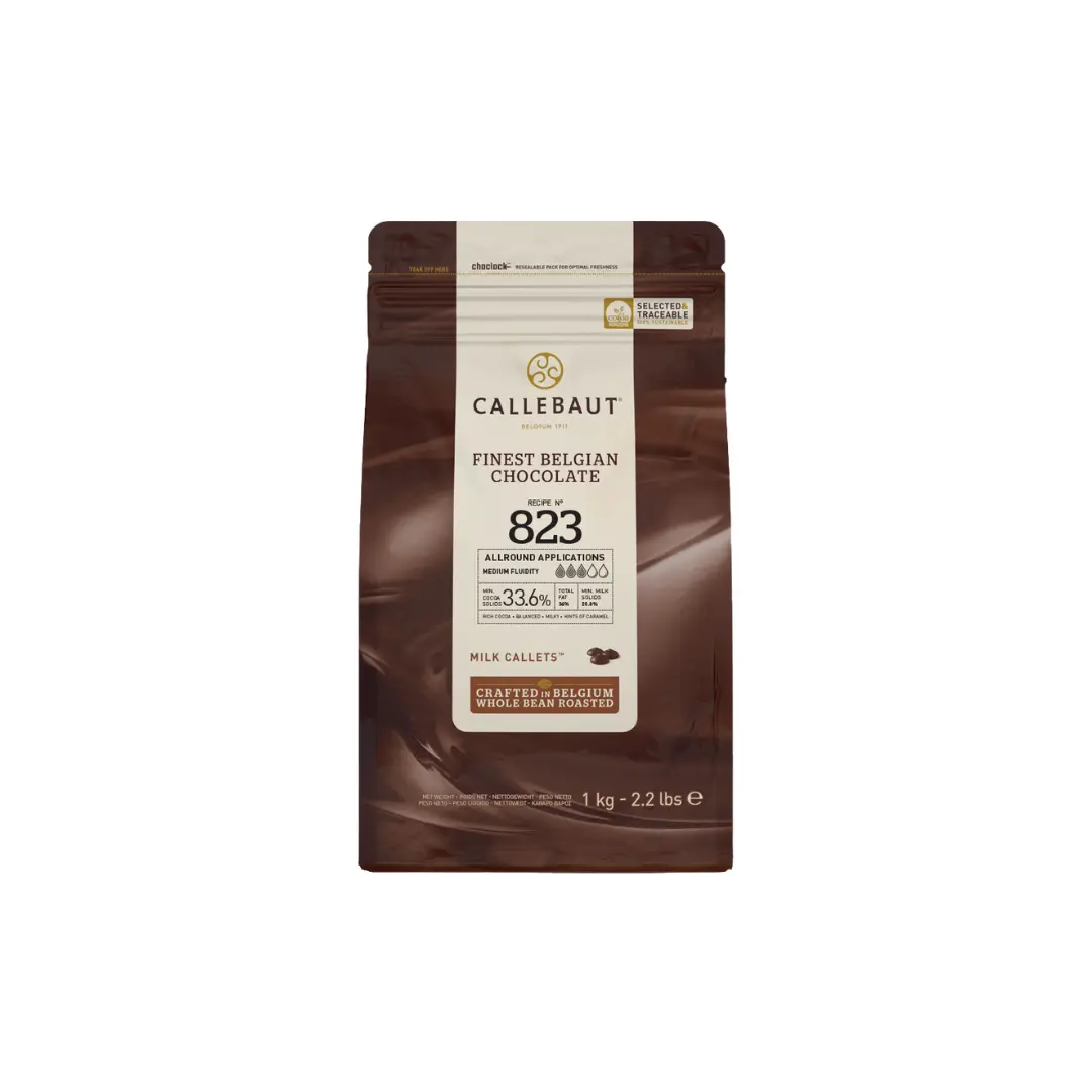 chocolat lait callebaut 823 1kilo