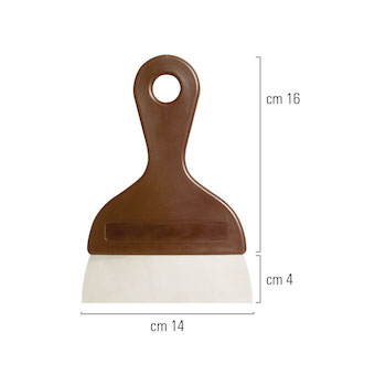 Spatule ondulée et peigne Decora - Perle Dorée