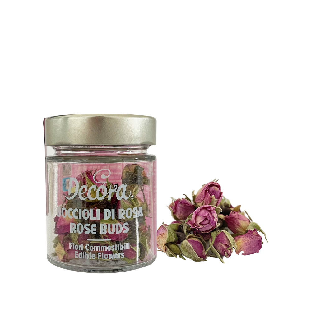 Fleurs comestibles Boutons de roses - Perle Dorée