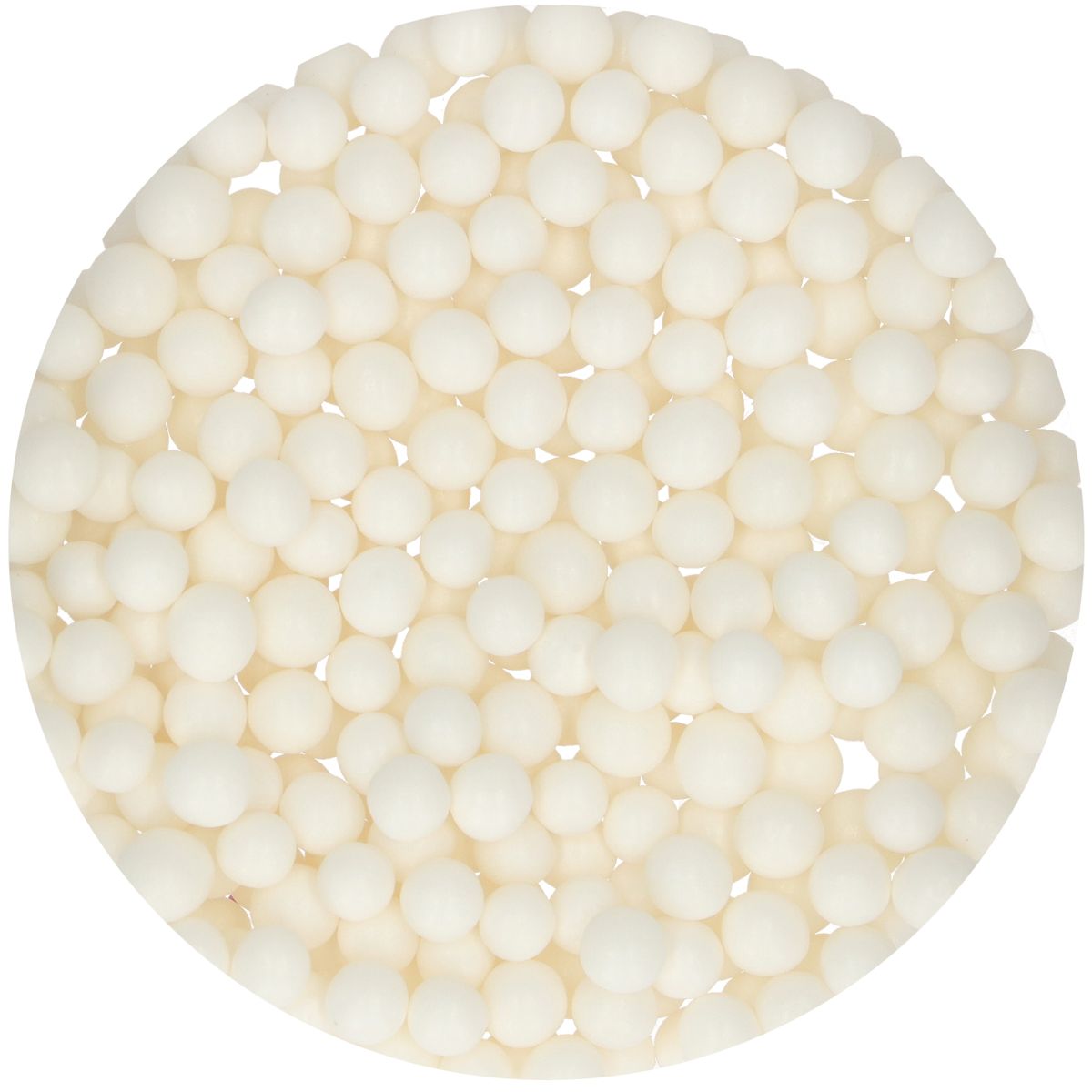 Maxi Perles de sucre Funcakes Blanc - Perle Dorée