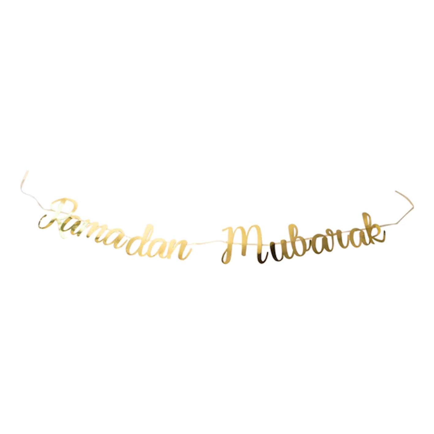 Guirlande Or Ramadan Mubarak - Perle Dorée