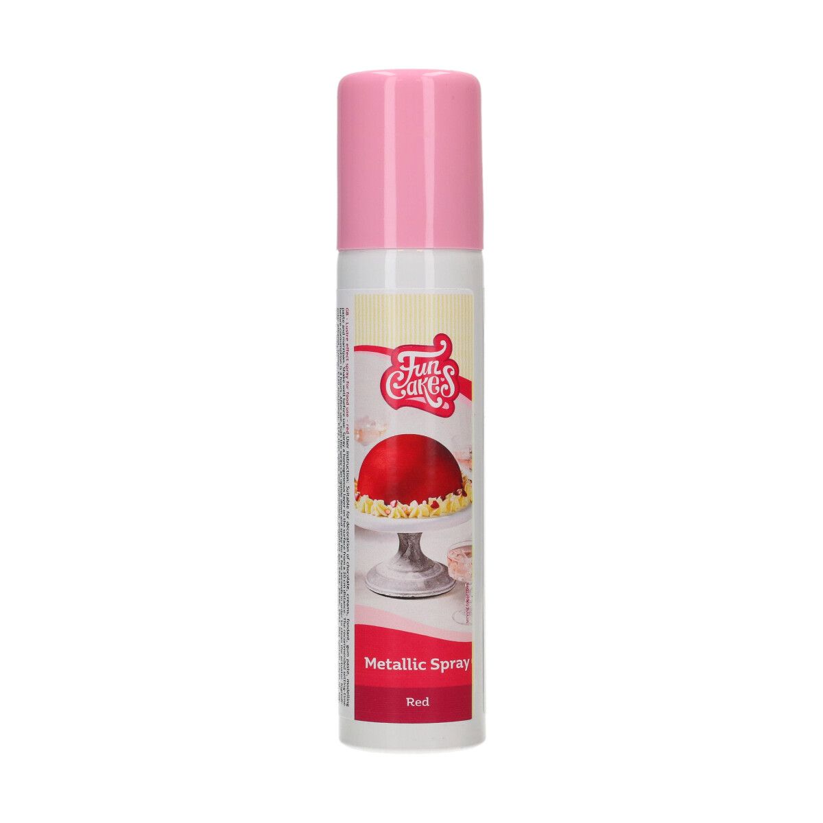 Peinture Alimentaire Métallique Rouge FunCakes à 7,29 €