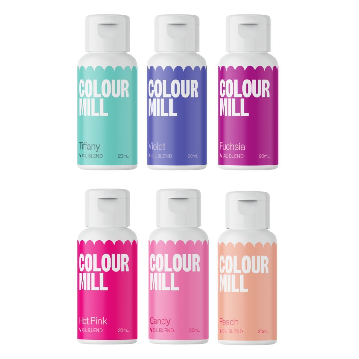 Set de 6 colorants Oil Blend Fairy Tale - Colour mill - Perle Dorée