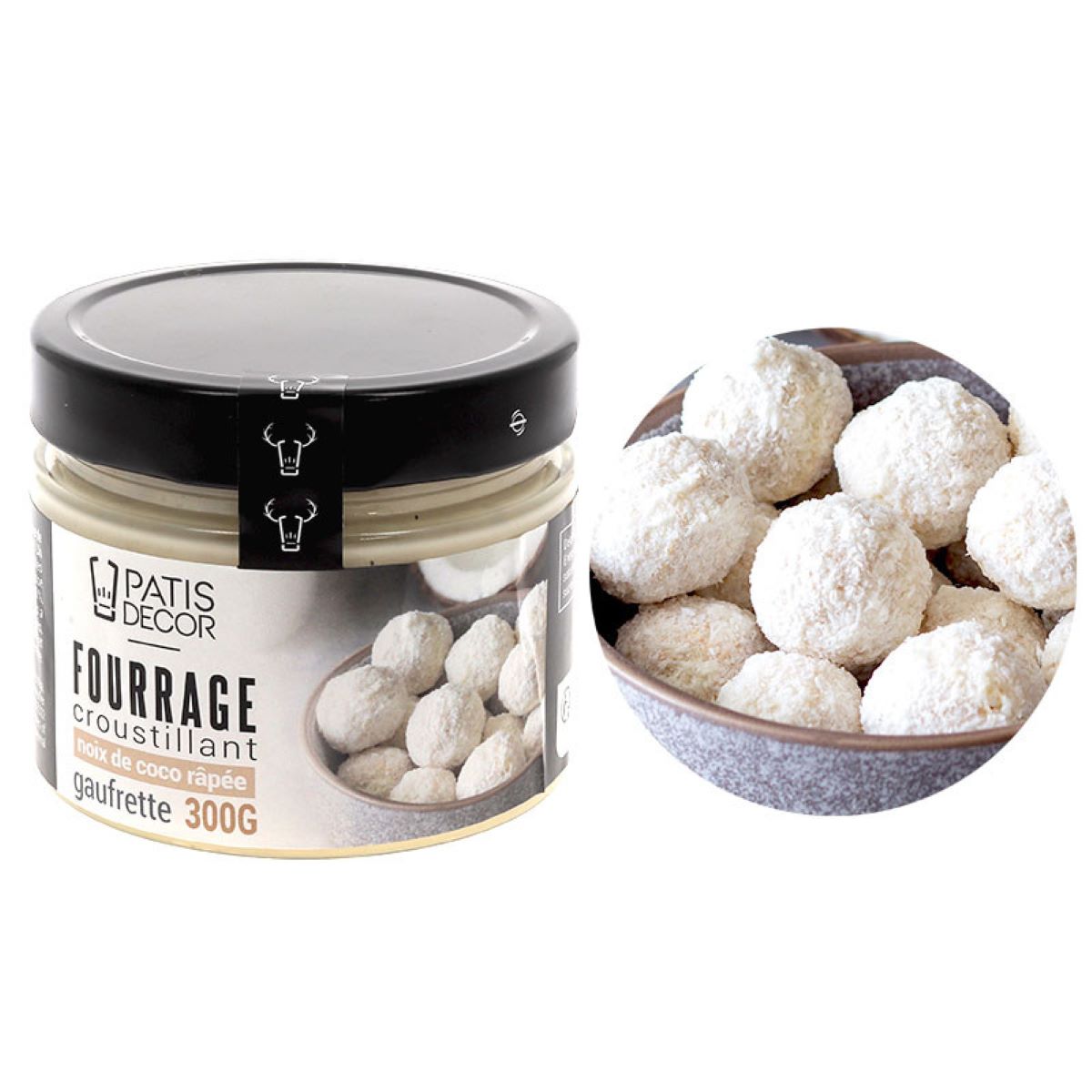 Perles de sucre argentées 300 g - Patisdécor Pro