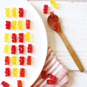 recette avec moule silicone pour Oursons gélifiés fait maison avec le moule en silicone scrapcooking-Perle Dorée-perledoree.fr