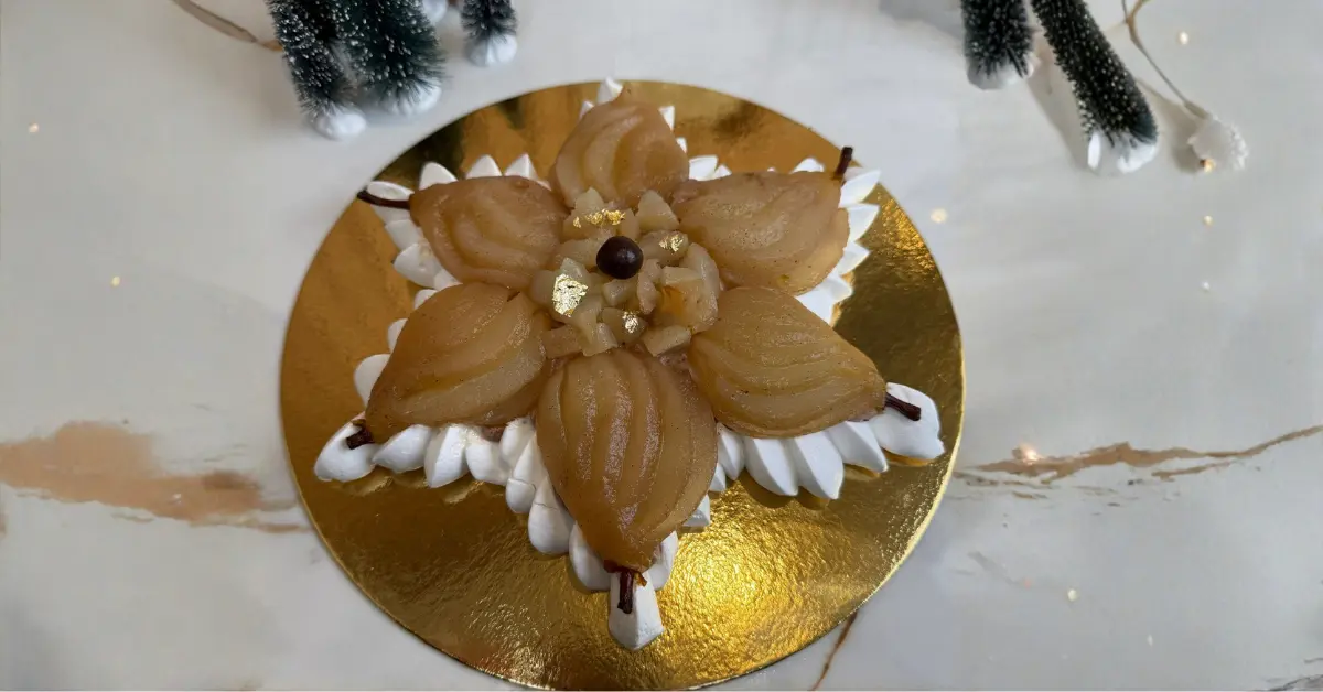 PAVLOVA POIRE CHOCOLAT