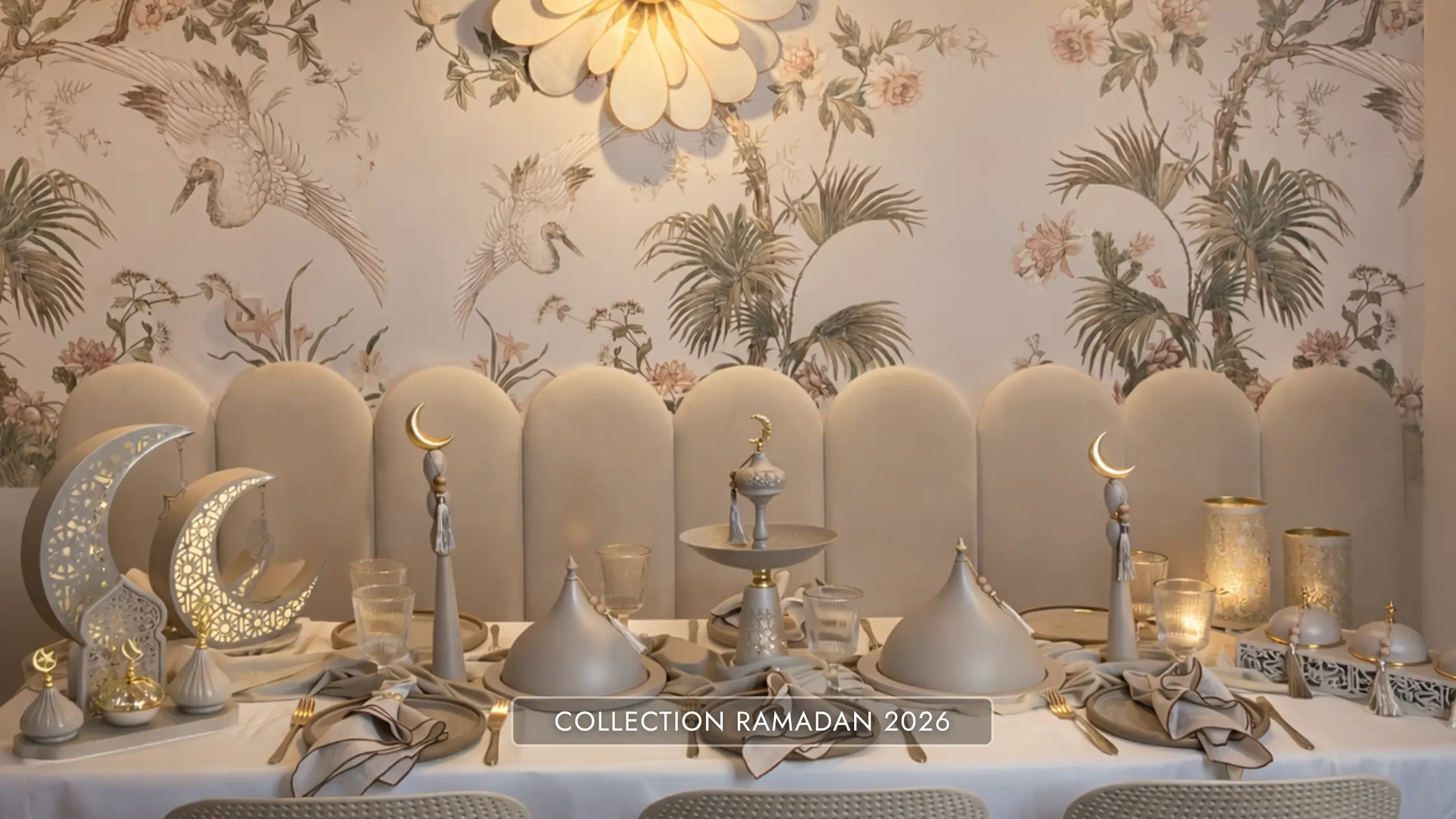 Nouvelle collection Art de la Table Ramadan 2026 chez Perle Dorée